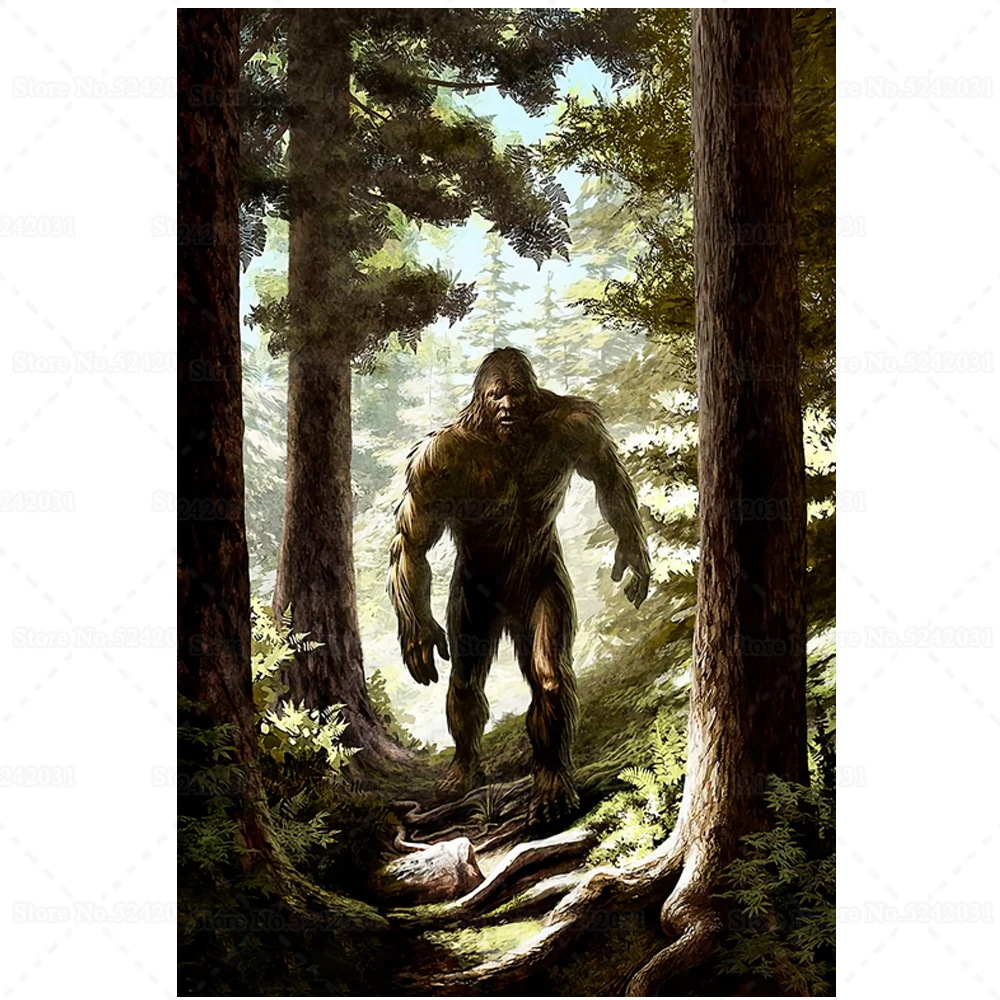 Алмазная 5D картина сделай сам Bigfoot Снежный человек Я верю стразы вышивка