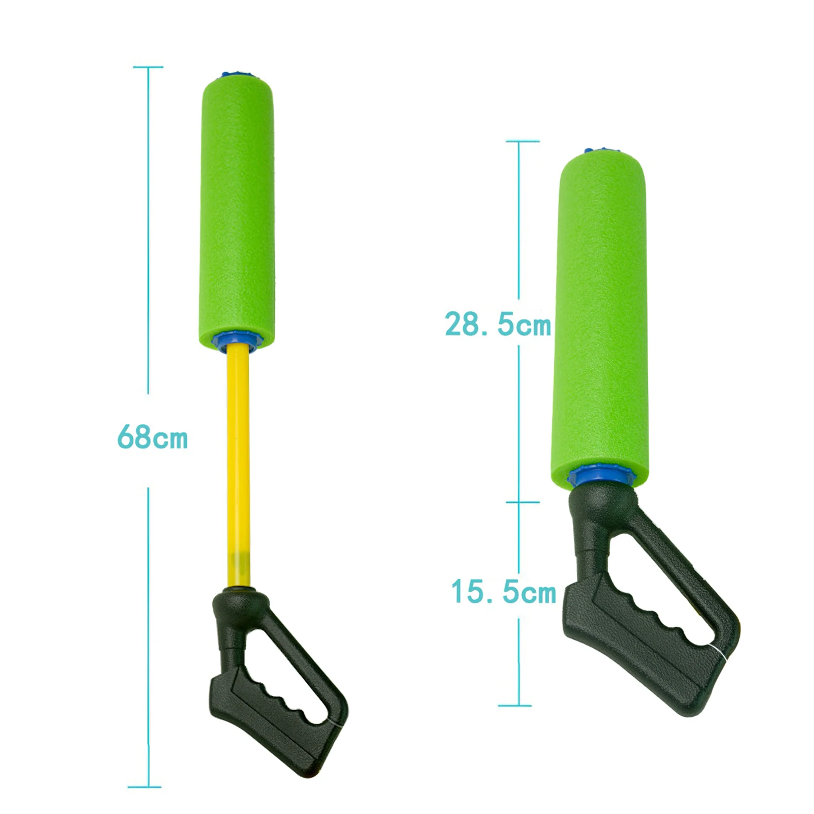 

2Pcs Water Gun Water Spray Gun Foam Water Shooter Pull And Push Water Launcher Pool Cannon Water Pistol Toy For Beach Outdoor