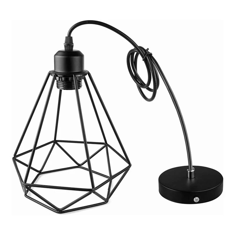 

Кулон с цоколем E27, металлическая Подвесная лампа, Потолочная люстра для столовой, бара, спальни, без лампочки