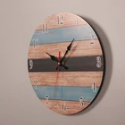 Настенные часы в современном стиле, винтажные цифровые металлические, европейские деревянные, римское ремесло, декоративные часы для гостиной, подарок