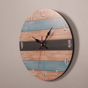 Настенные часы в современном стиле, винтажные цифровые металлические, европейские деревянные, римское ремесло, декоративные часы для гостиной, подарок