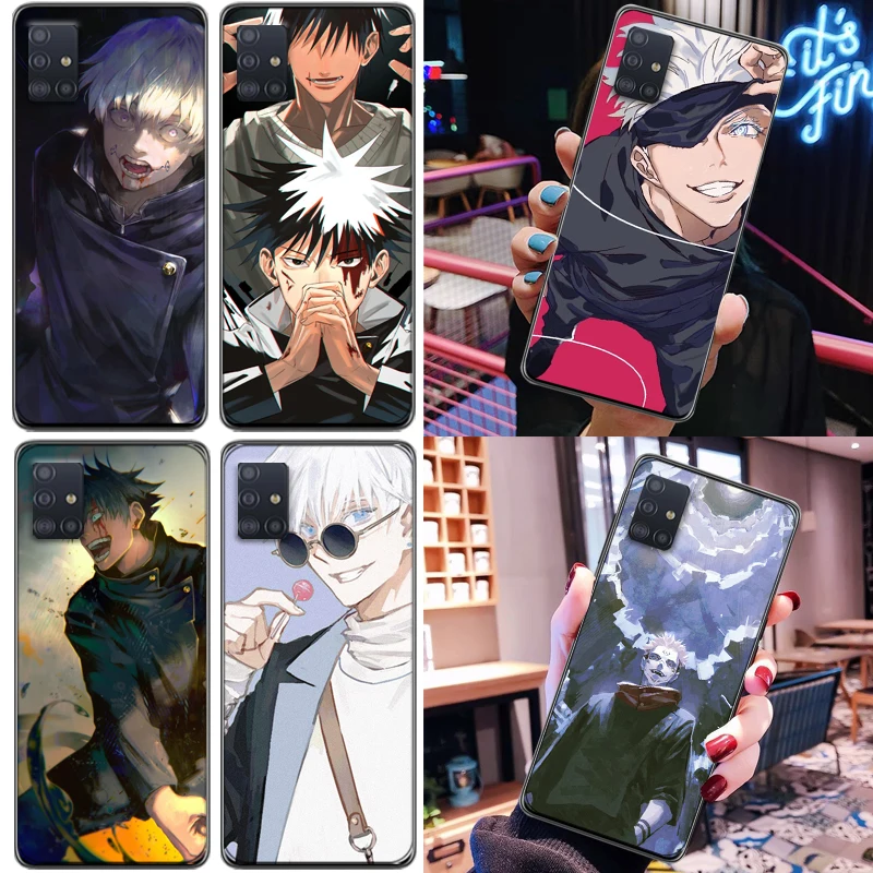 

Jujutsu Kaisen Fushiguro Megumi Yuji Itadori Satoru Gojo Sukuna Phone Case For Samsung Galaxy A51 5G 4G Coque Funda Cases
