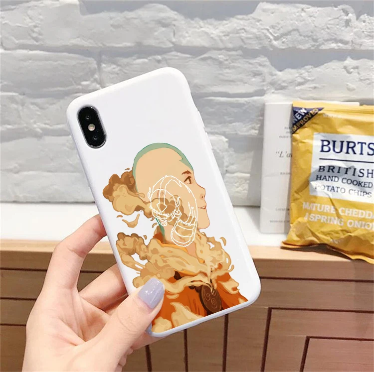 Аватар Последний Airbender цветной Мягкий силиконовый чехол для iphone 6 6S 7 7plus 8 XR