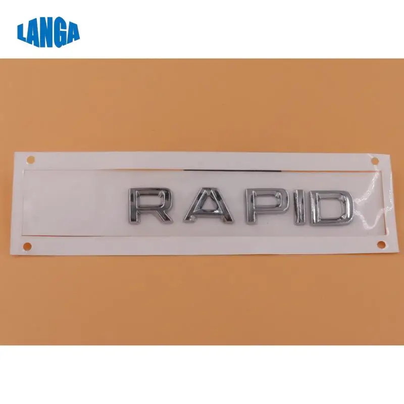 32D853675 для Skoda Rapid 2013 надпись 3D Автомобильная наклейка с задним логотипом