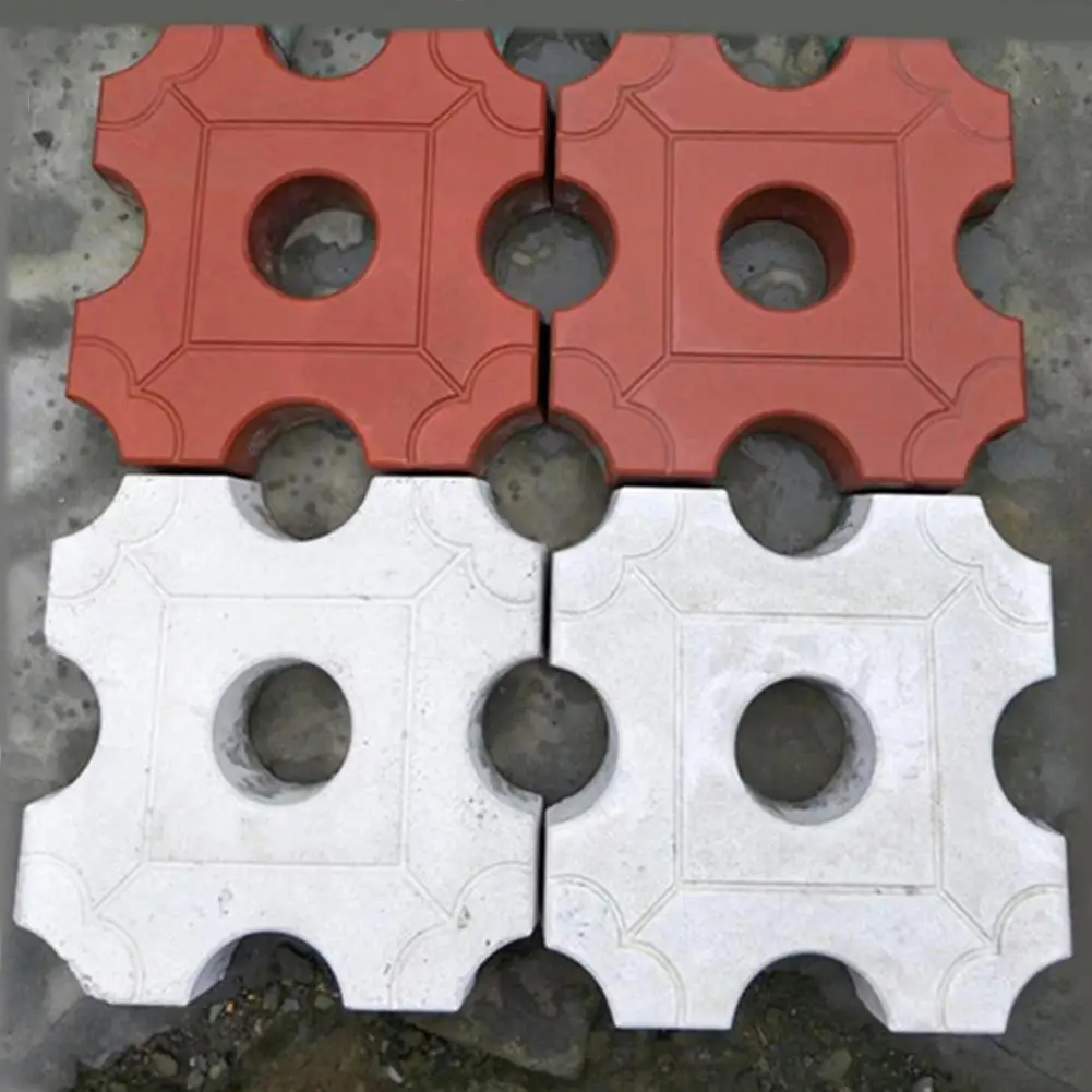 

DIY Garden Concrete Pavement Mold Path Maker Walk Manually Lawn Road Paving Cement Brick Stone Mould Concrete Mould
