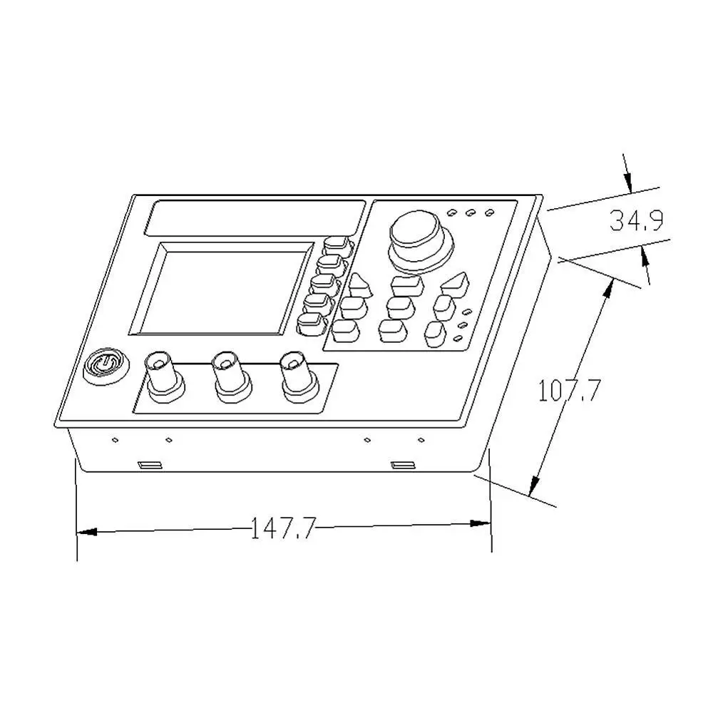 Генератор сигналов с цифровым управлением 15 МГц двухканальный DDS генератор