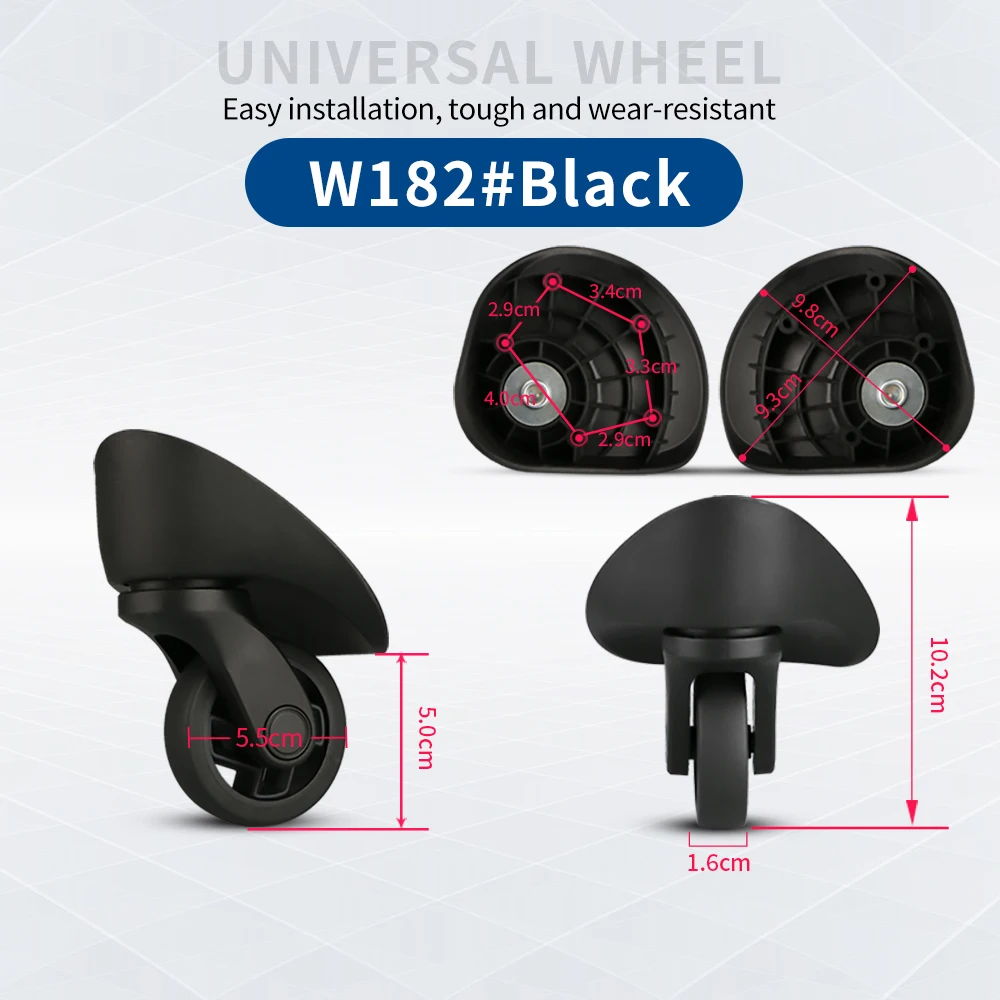 TANGYIPIN W182 Password luggage wheels suitcase trolley case repair accessories caster one-piece detachable mute universal wheel