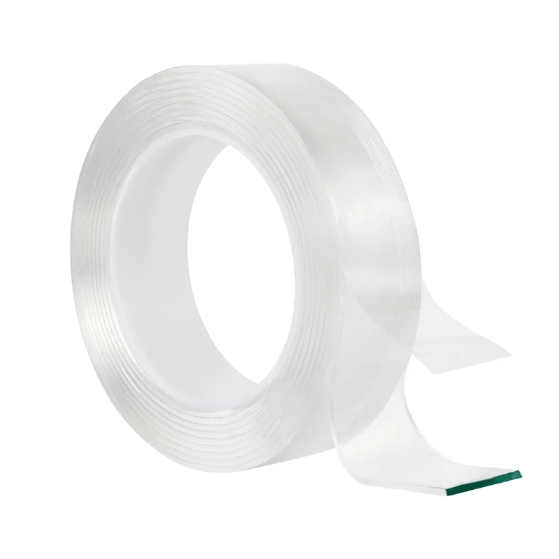 

Двухсторонняя прозрачная водостойкая клейкая лента, не оставляющая следов