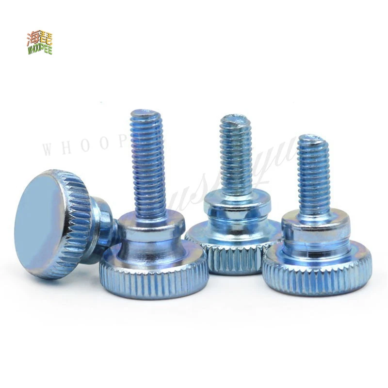 

1/5pc M3 M4 M5 M6 M8 M10 DIN464 GB834 Knurl High Step Head Hand Tighten Thumb Screw Curtain Wall Glass Lock Thumbscrew Adjust