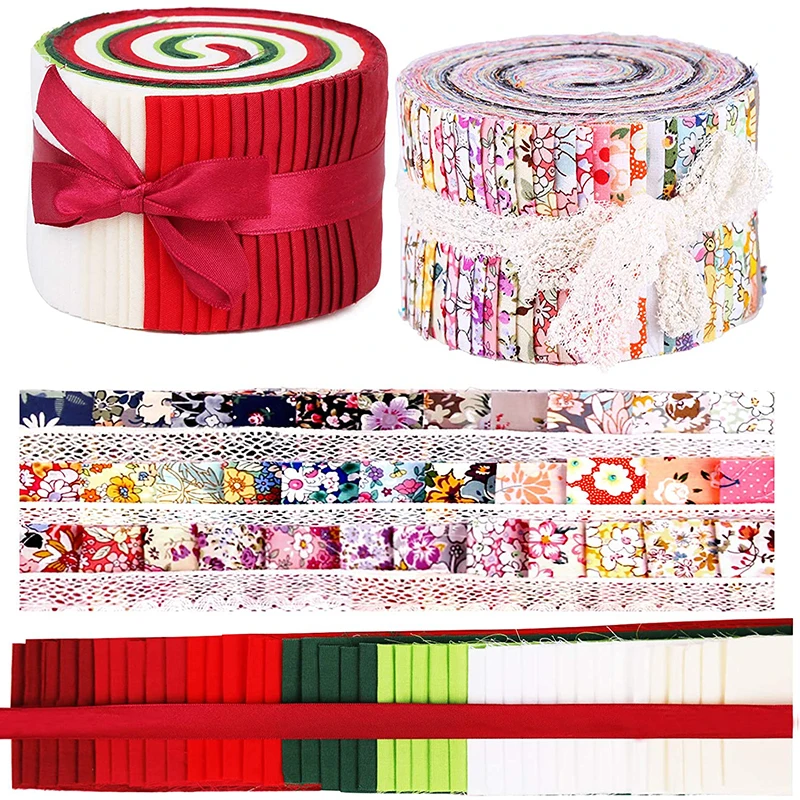 

Dailylike Jelly Roll Fabric Cotton Fabric Quilting Strips Patchwork Craft For DIY Handmade Sewing Craftwork