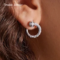 timeless wonder punk zirconia geo swirl stud earrings for women gothic designer top trendy ins egirl emo luxury aesthetic 6352