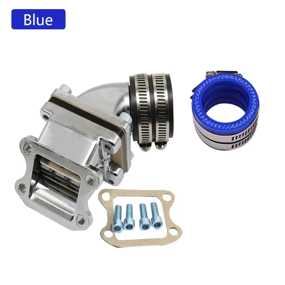 Blue ZSDTRP для Honda DIO50 AF34 35 38 скутеры переоборудование общего назначения алюминиевое увеличение КАРБЮРАТОР впускной коллектор интерфейс - Color: Blue