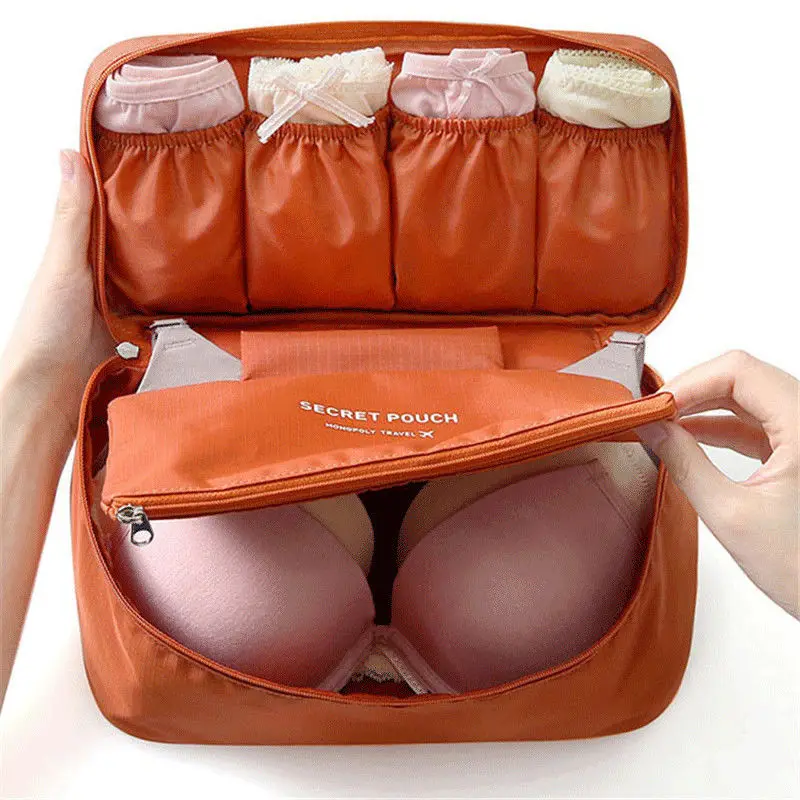 

Underwear Storage Bag Travel Business Trip Multifunctional Portable Socks Organizing Bag Waterproof Large Capacity Bra Bag
