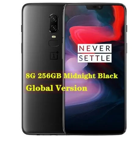 8GB 256GB Black OnePlus 6 8GB 128GB Snapdragon 845 Octa Core AI двойная камера 20MP+ 16MP распознавание лица разблокировка Android 8 смартфон мобильный телефон - Цвет: 8GB 256GB Black
