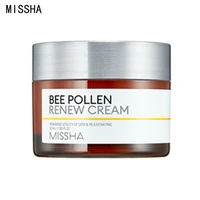 missha bee pollen renew cream 50ml whitening hyaluronic acid cream anti aging repair brightens skin toneup care korea cosmetics