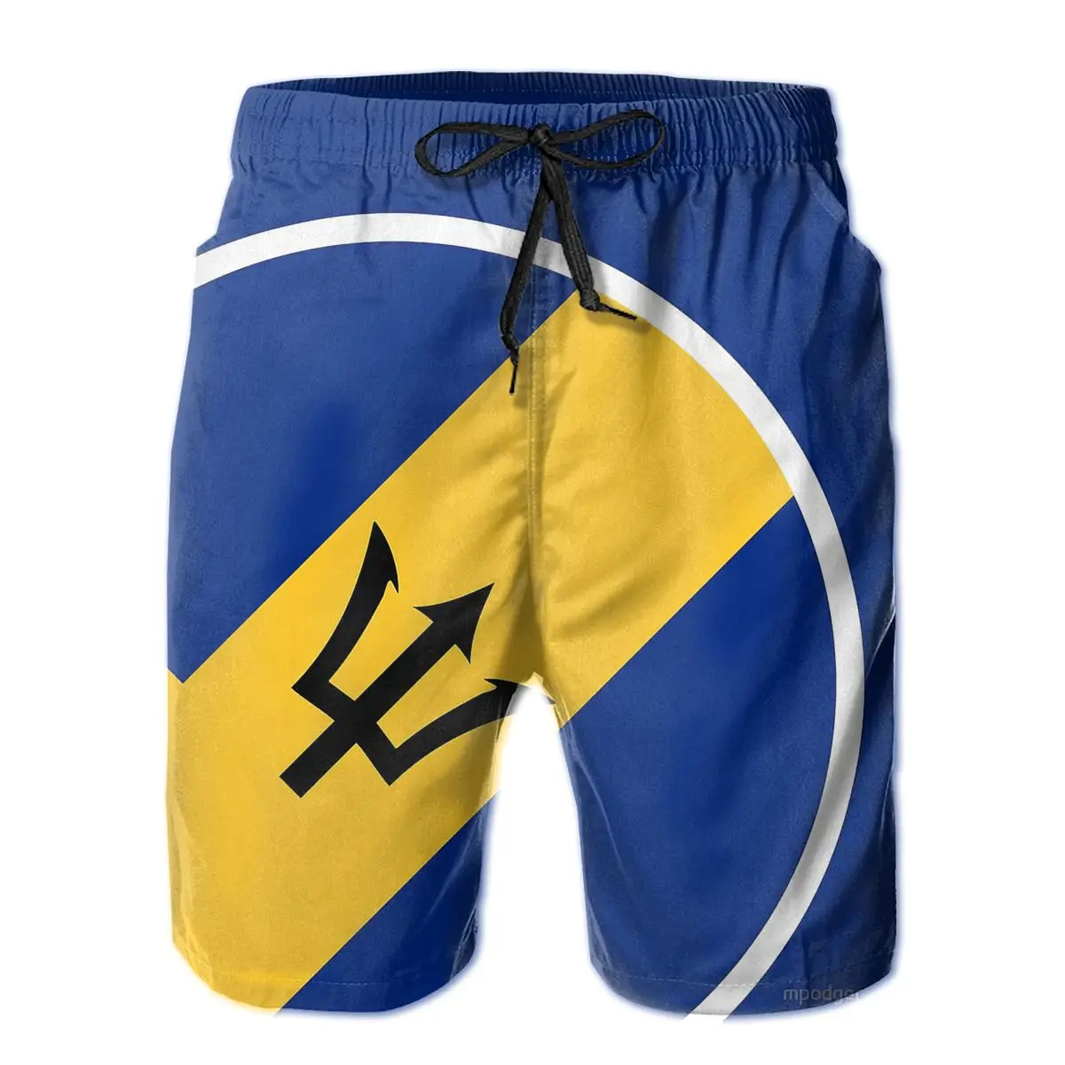 

Barbados Flag Gifts S & Products (N) Men's Beach Shorts Novelty R333 Tshirt Eur Size