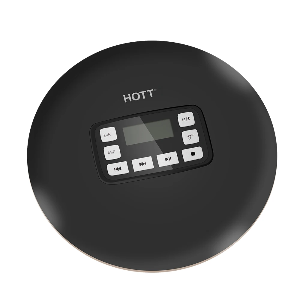 Ударопрочный Портативный беспроводной Bluetooth CD-плеер CD611T ЖК-дисплей