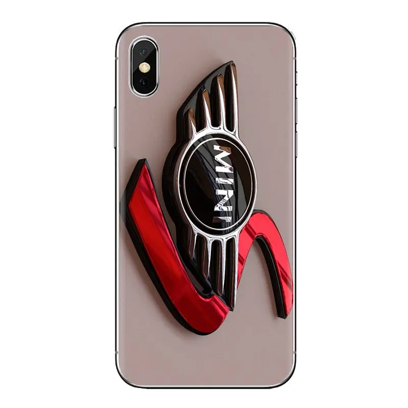 Silicone Cases Covers For Xiaomi Redmi 4A S2 Note 3 3S 4 4X 5 Plus 6 7 6A Pro Pocophone F1 UK mini cooper jcw logo Stripes Print |