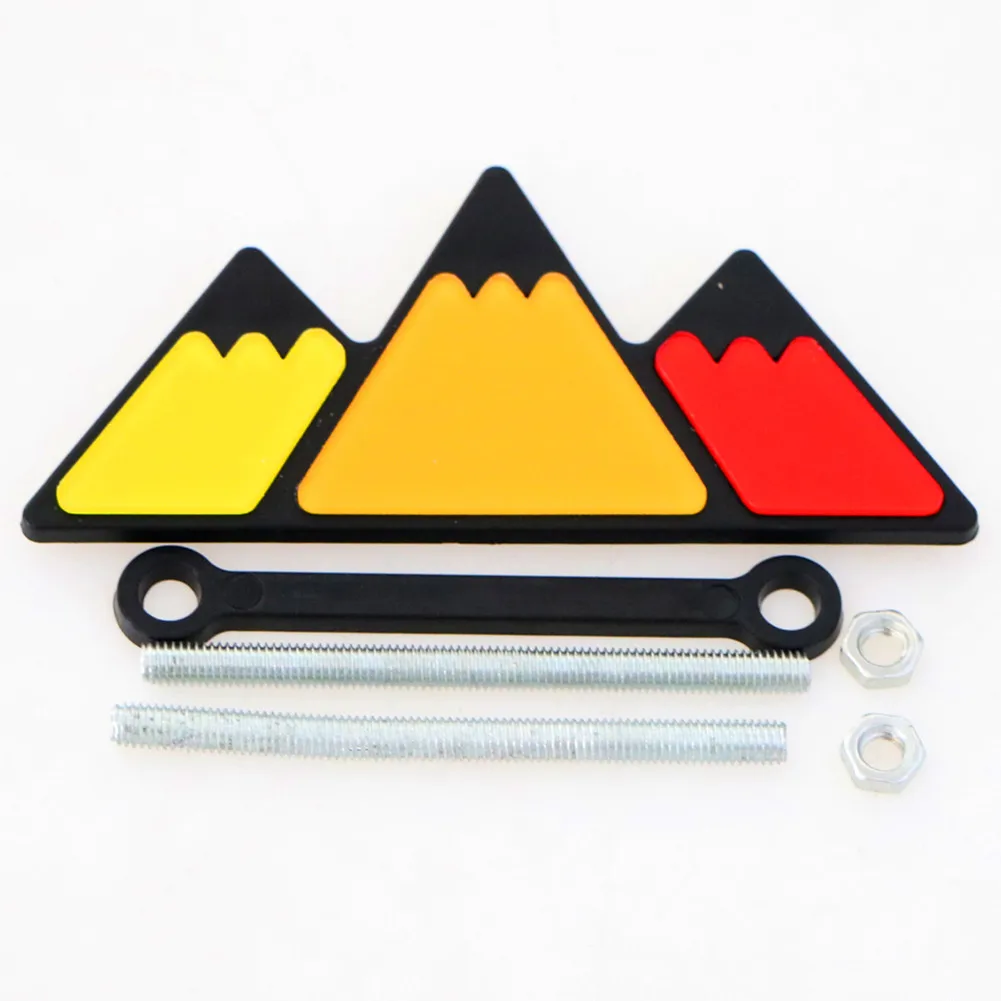 

Accessories Tri Color Grill Acrylic Badge For 2018 2019 Toyota Tacoma TRD 4Runner Tundra High Quality