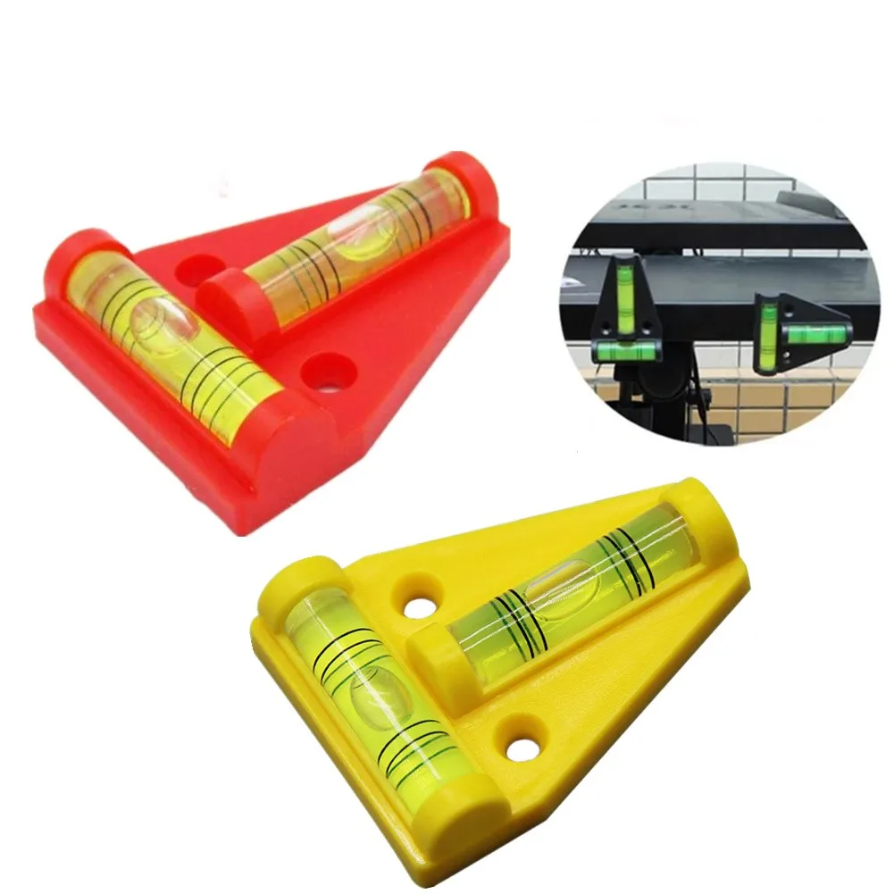 

Horizontal Bubble Triangle Level T-Type Measurement Instrument Spirit Level Camping Caravan Motorhome Bubble Aid Measuring Kit