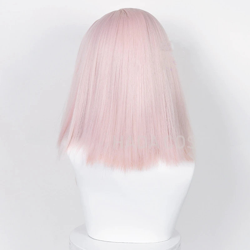 Парик для косплея аниме Takt Op. Destiny розовые красные короткие волосы термостойкие +