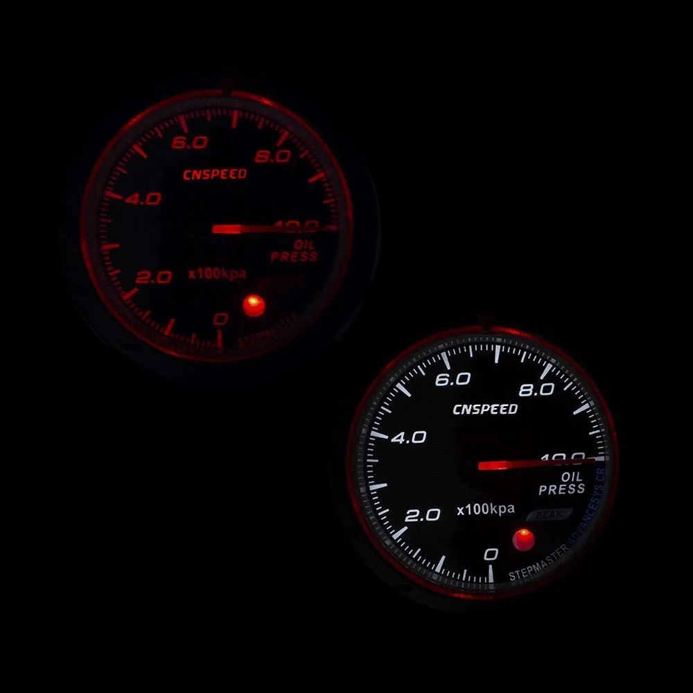 CNSPEED 60 мм вольт метр Температура воды Температура масла Датчик турбо Boost датчик масла пресс метр выхлопных газов датчик температуры EGT/EXT Вакуумный датчик
