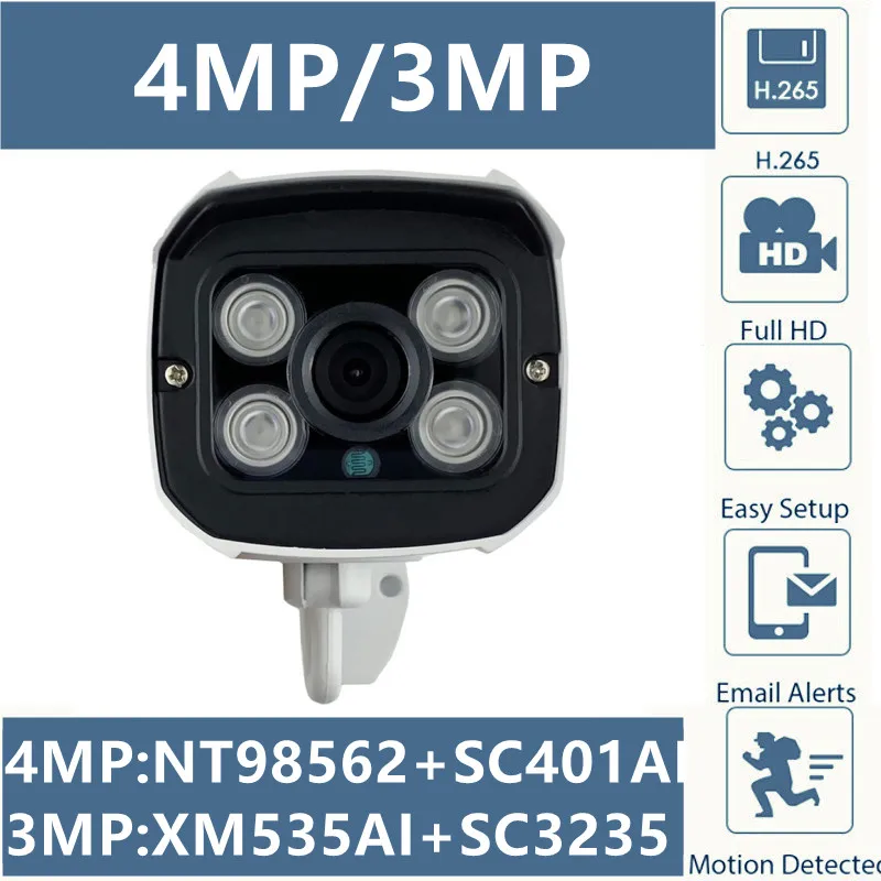 4/3 Мп IP Металлическая Цилиндрическая камера видеонаблюдения уличный IP66