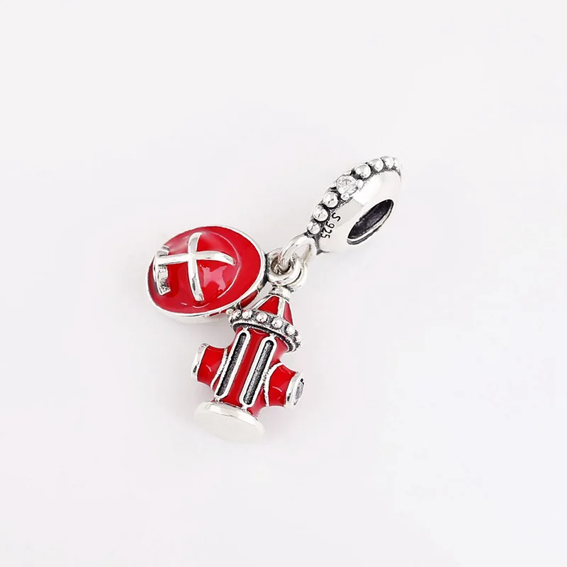 

100% 925 Sterling Silver Charm New Style Enamel Pendant Fit Pandora Women Bracelet & Necklace Diy Jewelry