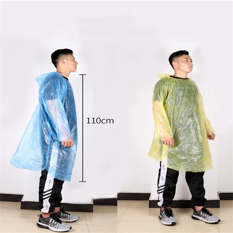 6 цветов портативный цвета леденцов пластиковый дождевик мяч одноразовый для