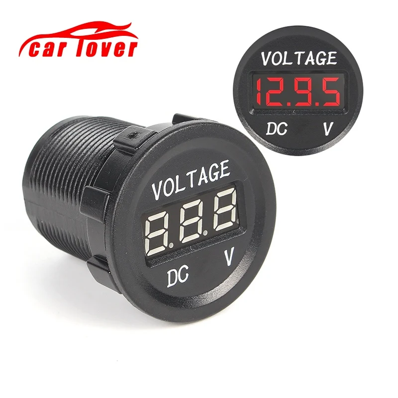 Вольтметр Автомобиль Лодка мотоцикл двойное зарядное устройство USB светодиодный