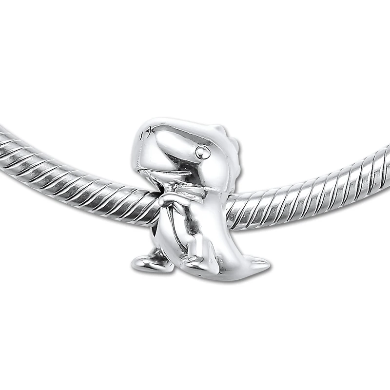 

Fits for Europe Charms Bracelets Dino the Dinosaur Beads 100% 925 Sterling Silver Jewelry Free Shipping