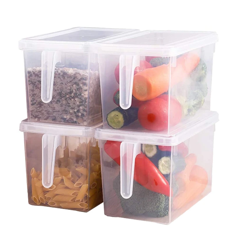 Холодильник для хранения контейнеров Штабелируемый органайзер холодильника с