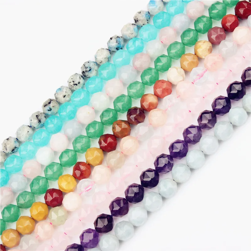 Linxiang 6 / 8 10 12mm Natural jewelry sea blue pearl interval DIY Forman and women's bracelet necklace accessories | Украшения и