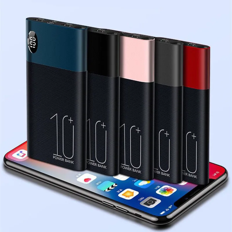 hot 80000mah power bank digital display portable mobile phone charger fast charging external battery for xiaomi iphone samsung free global shipping