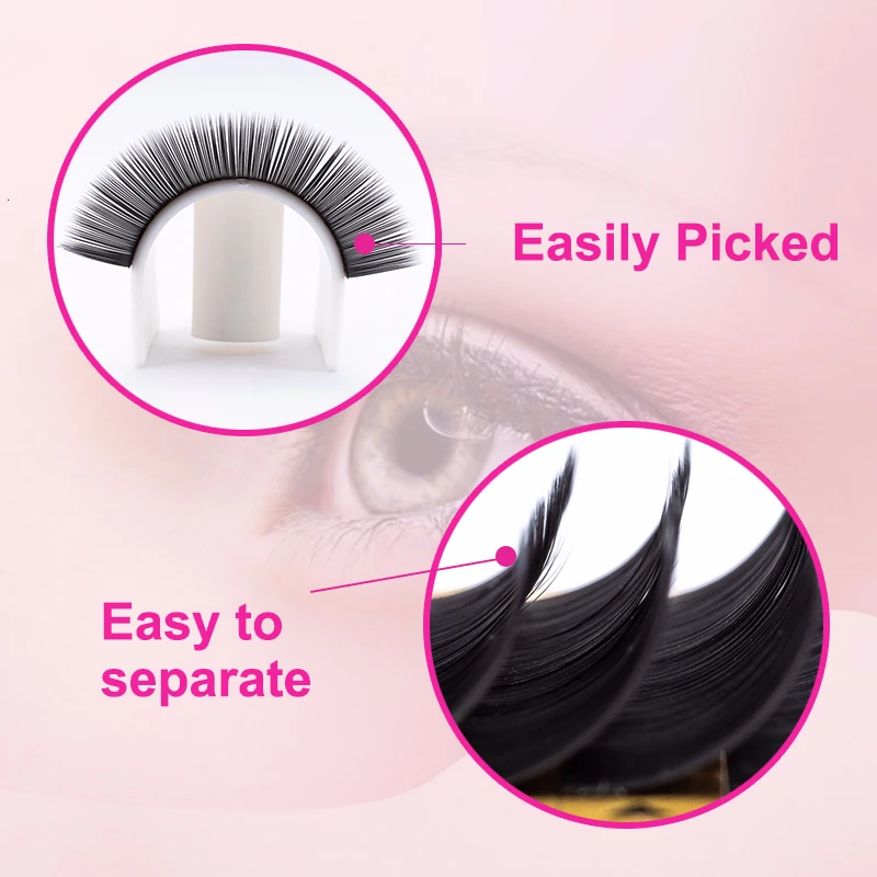 DORADOSUN накладные ресницы в виде плоского эллипса 12 рядов эллипса|Накладные