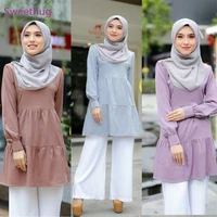 turkey long women tops abaya muslim blouse clothes top bokep indonesia vetement femme musulmane arabe ropa musulmana para mujer