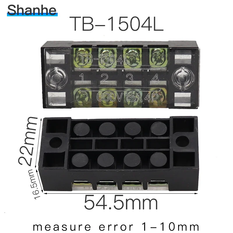 Клеммная колодка TB-1504 (15A 4P) 600V | Строительство и ремонт