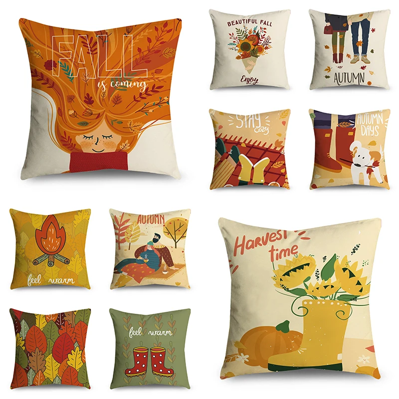 

Наволочка для дивана с мультяшным рисунком, 45 см * 45 см