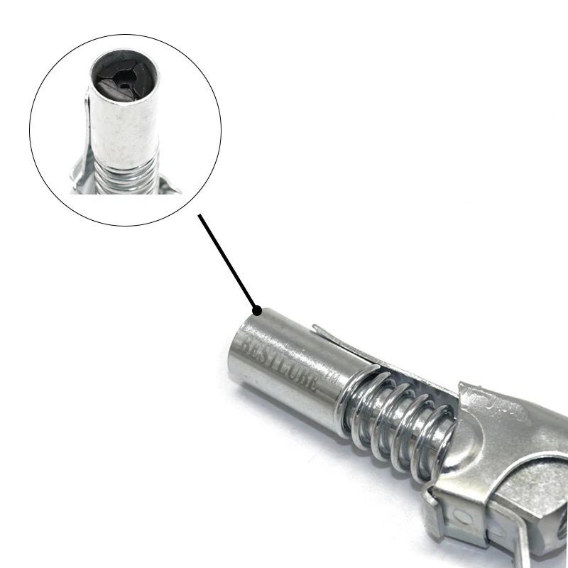 Буэррей Серебряная сверхмощная БЫСТРОРАЗЪЕМНАЯ смазка муфта для пистолета на