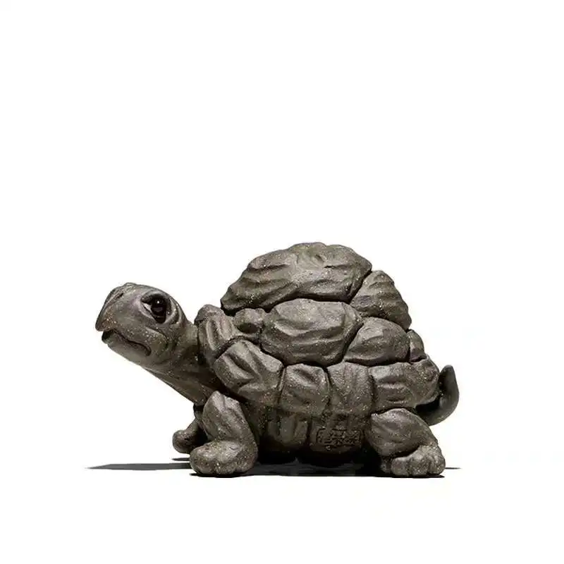 

Ceramic tea pet, little turtle, purple sand creative tea ceremony tea set decoration