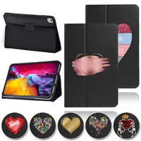 tablet case for apple ipad air 3rd gen 10 5 2019 4th gen 10 9 2020 ipad air 1 2 rear support folding lid pu leather cases