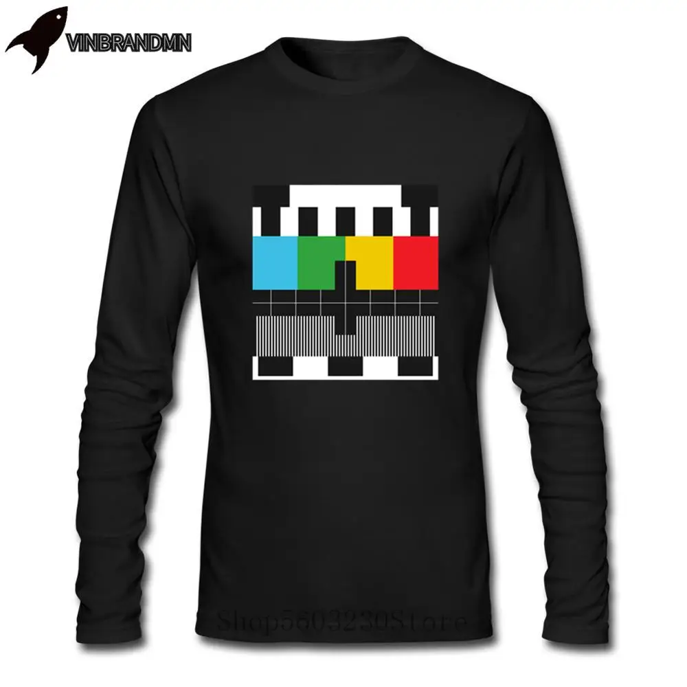 Ретро 2020 тестовые сигнальные полосы на телевизоре футболка с рисунком Большого