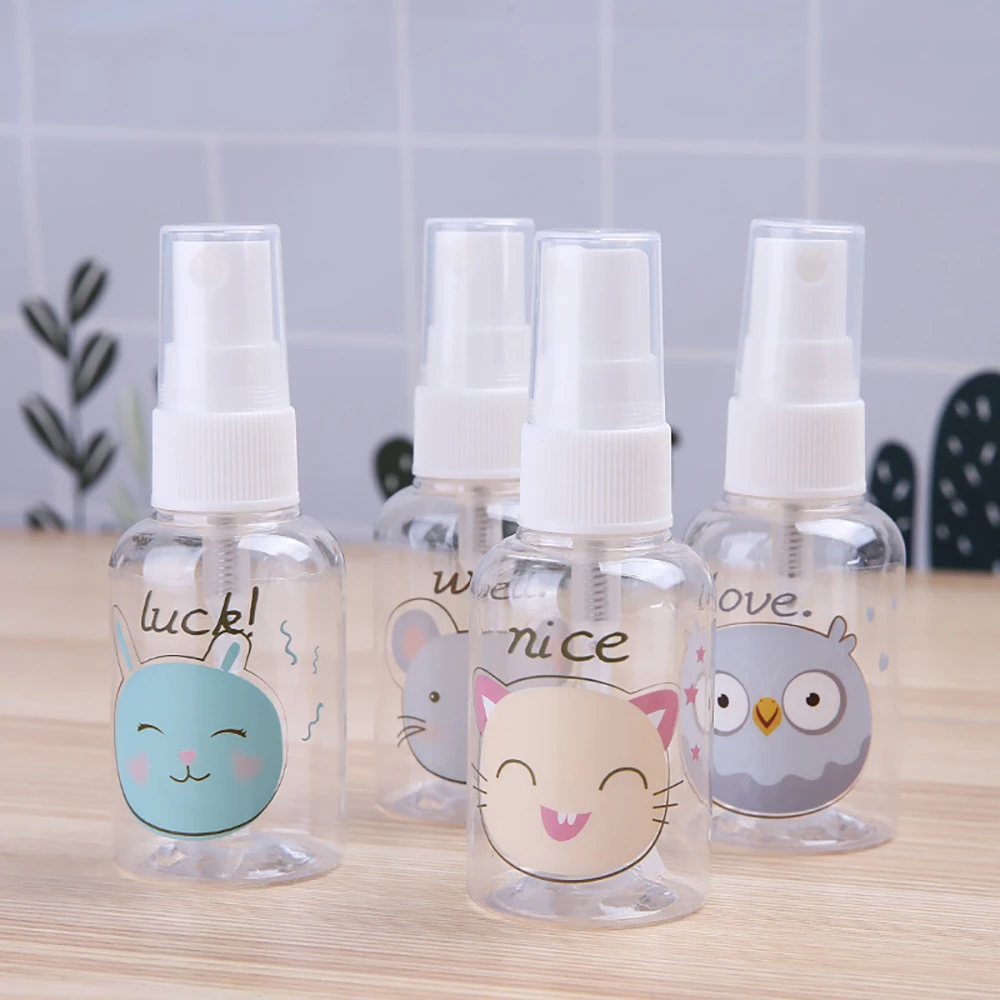 

1Pcs Transparent Empty Spray Bottles PET Mini Refillable Container Empty Cosmetic Containers Refillable Bottle 30/40/50/75/100ml