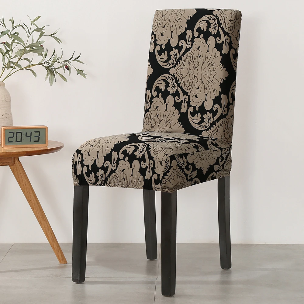 1/2/4/6 шт. с принтом Зебра стрейч крышка стула большой эластичный сиденья чехлы на