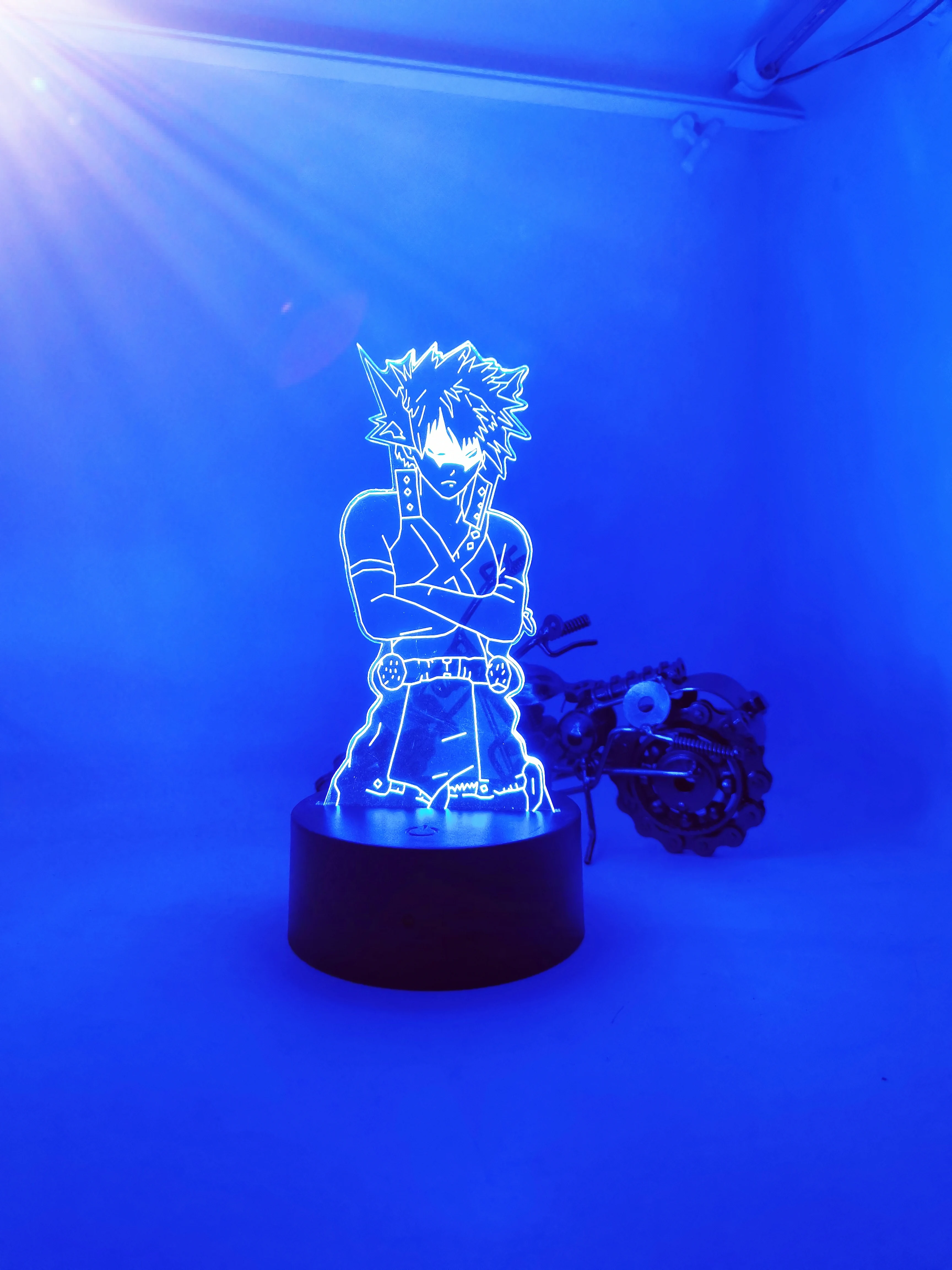 Светодиодный ночник Моя геройская Академия Katsuki Bakugo фигурка для детей декор