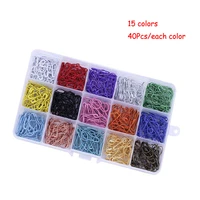 gourd shape safety pins metal clips knitting cross stitch marker tag pins clips for diy clothing kits mix color yes50 pcs
