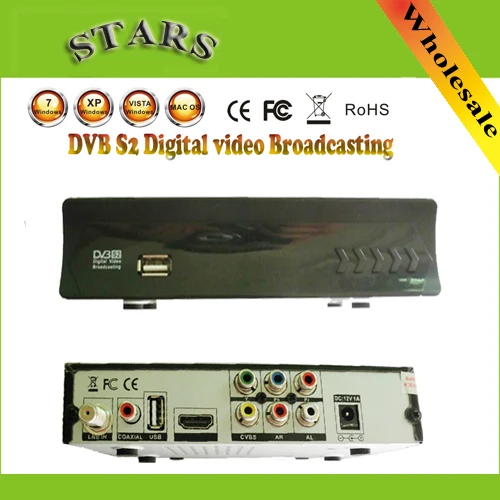 Цифровой видео декодер каналов кабельного телевидения DVB S2 S USB ТВ тюнер для S2/DVB HD