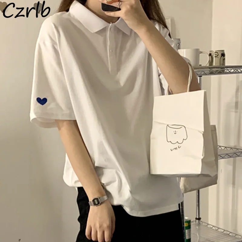 Футболка женская с коротким рукавом милая повседневная одежда в японском и