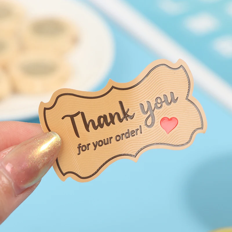 250pcs Paper Thank You for Your Order Stickers Seal Labels Thanks Label 3*5cm | Дом и сад