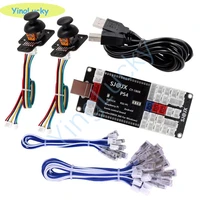 arcade pc ps3 ps4 pc360 usb zero delay board joystick encoder 2 players controller with button cable diy game set